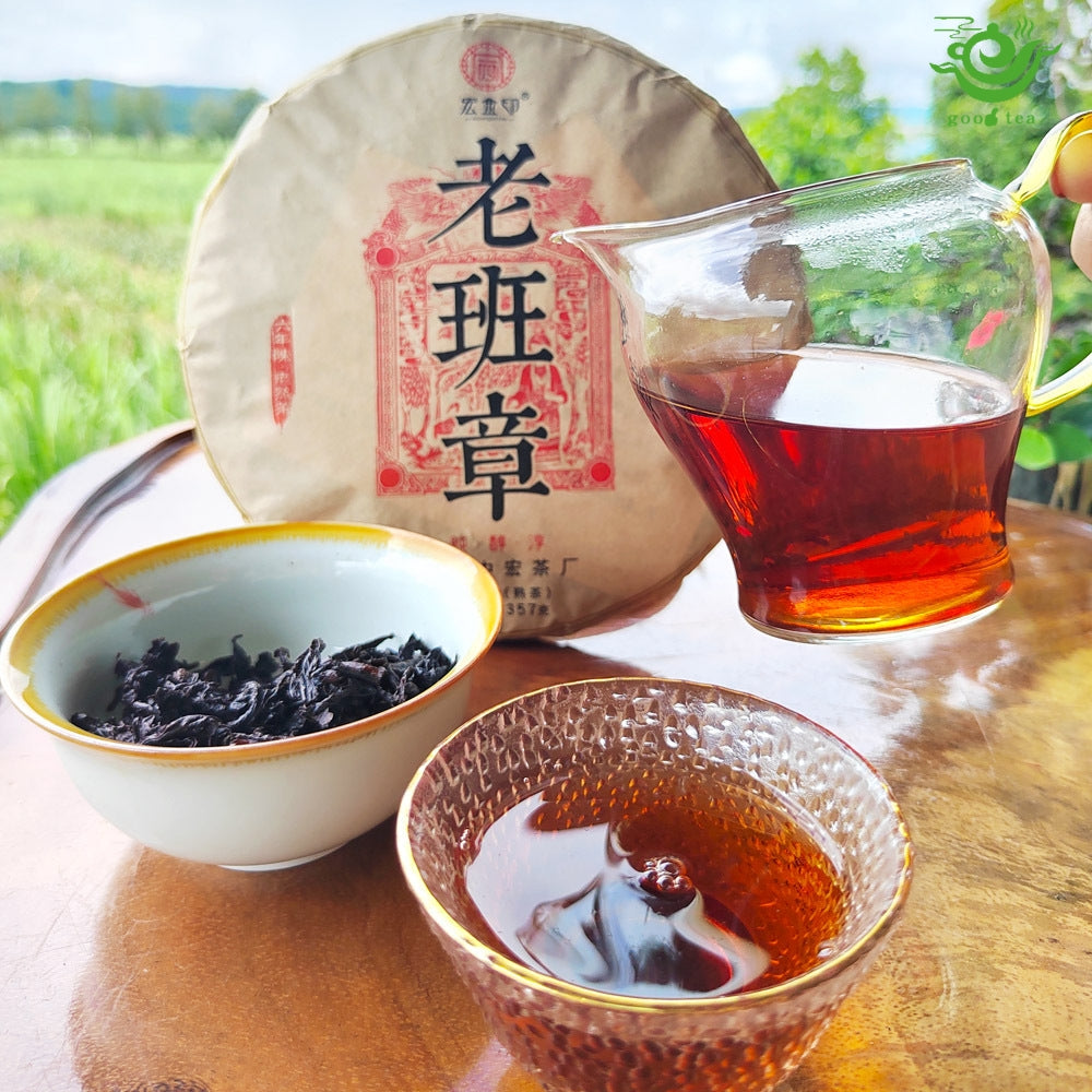 9 years old of menghai Banglang mountain shu pu erh cake 357gram