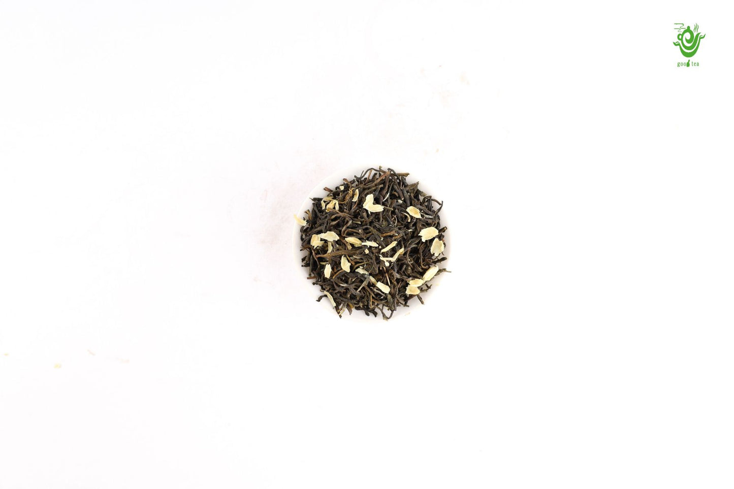 Jasmine green tea with jasmine flower